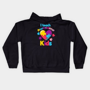 I teach Awesome Kids Kids Hoodie